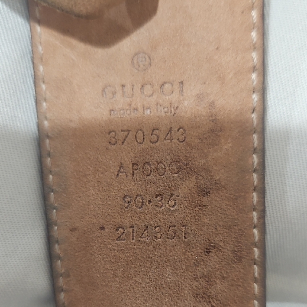 Gucci Tan Leather Strap